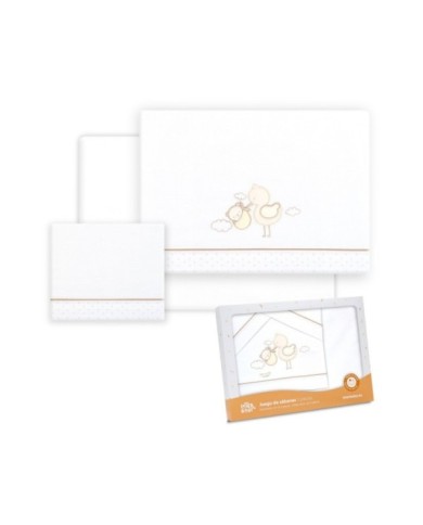 TRIPTICO COCHE CIGUEÑA OSO BCO/BEIG