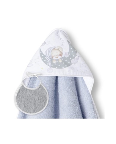 CAPA DE BAÑO 1 X 1 MT MOD BEAR SLEEPING GRIS
