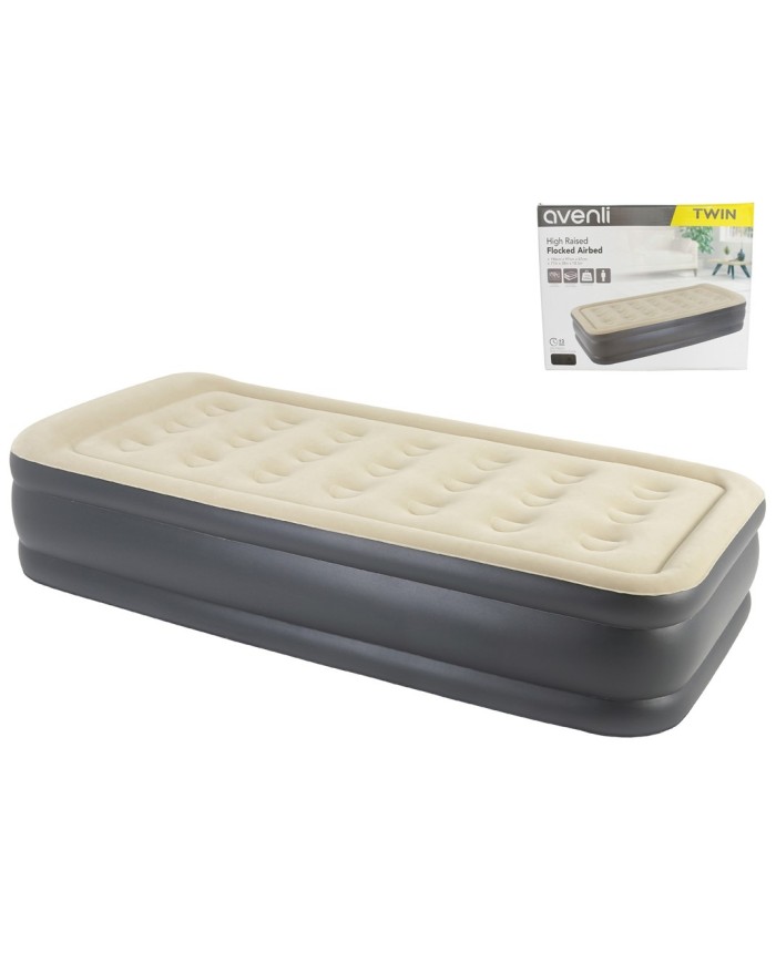 COLCHON FLOCADO GRANDE CON HINCHADOR ELECTRICO 196