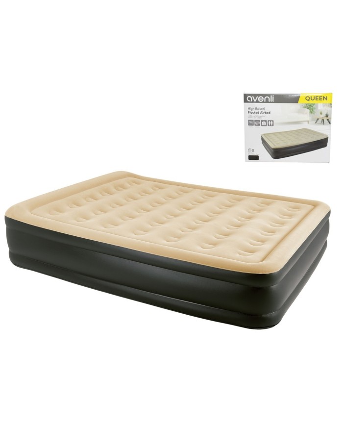 COLCHON FLOCADO DOBLE CON HINCHADOR ELECTRICO 203X