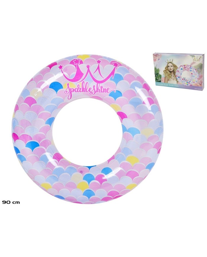 FLOTADOR ADULTO CON ESCAMAS 90CM