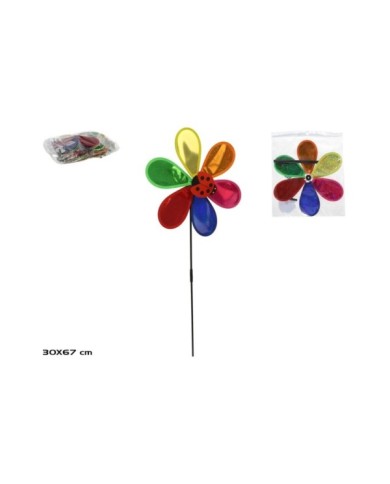 MOLINILLO DE VIENTO DE JARDÍN 30X67CM