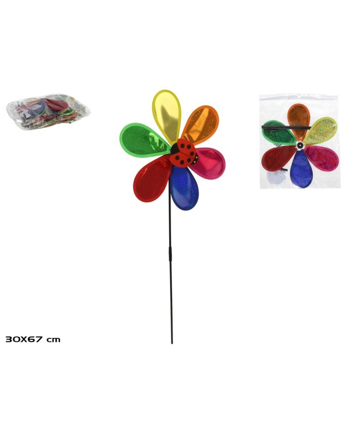 MOLINILLO DE VIENTO DE JARDÍN 30X67CM