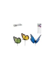 SET 3 PICKS MARIPOSAS 30CM SURTIDOS
