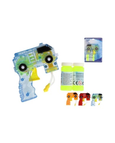 PISTOLA POMPAS FRICCIÓN C/LUZ C/2 BOTES