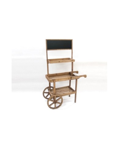 JARDINERA CART 145X85CM - MARRON -MADERA