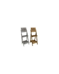 ESTANTERIA MARRON 3 BALDAS 30X27X89CM