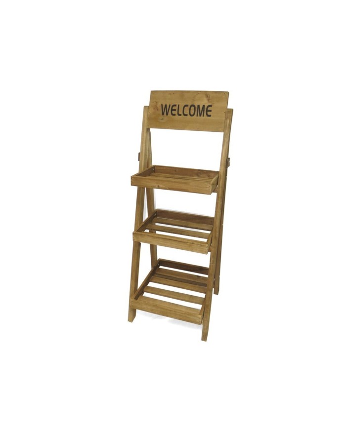 ESTANTERIA MARRON 3 BALDAS 30X27X89CM