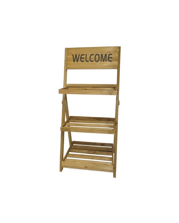 ESTANTERIA MARRON 3 BALDAS 48X32X100CM