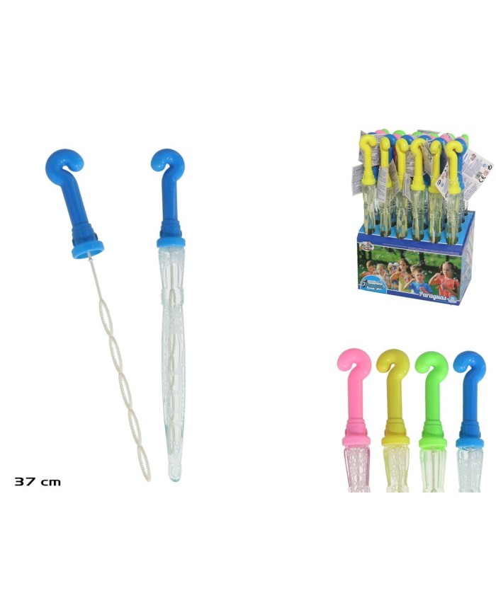 PARAGUAS 5 POMPAS 110ML 37CM 4 SURTIDOS