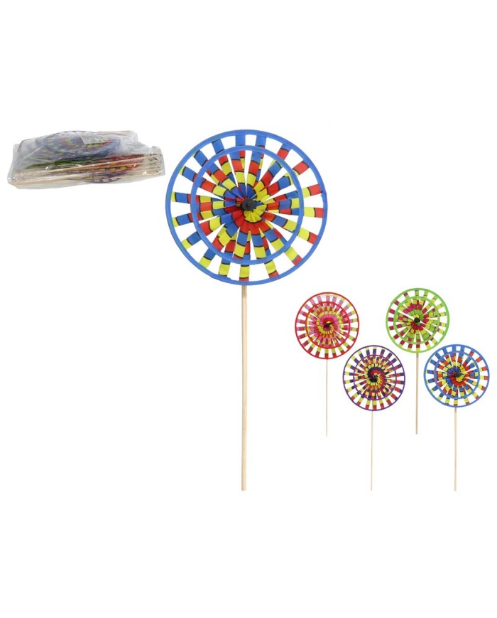 MOLINO DE VIENTO JARDÍN SPIRAL 60X34CM 4