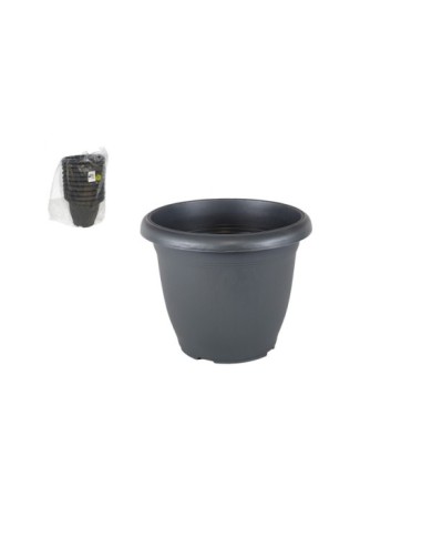 MACETERO VILLA NÂº5 3,7L 23X17 CM ANTRACI