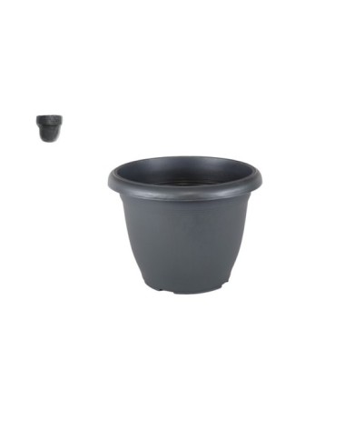 MACETERO VILLA NÂº6 5L 26X19 CM ANTRACITA