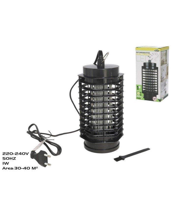 MATA MOSQUITOS ELECTRICO LED UV 1W 30-40