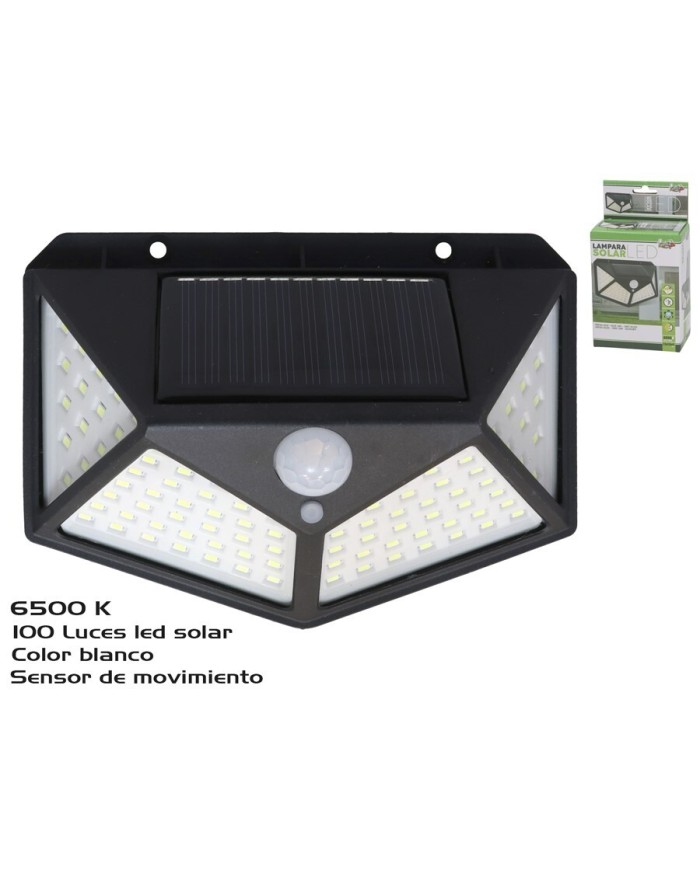 LAMPARA SOLAR 100 LED 13,5X10X5 CM