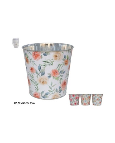 CUBO ZINCADO OVAL FLAVIO 3SRT 17,5X16,5X13 CM