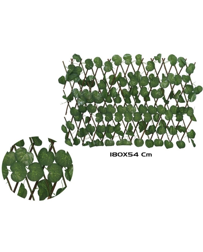 VALLA MADERA EXTEN. C/HOJA RENIFORME 180X54CM