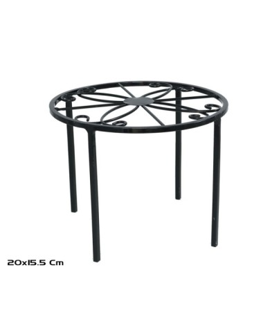 SOPORTE MACETA IRIS 20X15,5 BLANCO