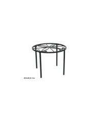 SOPORTE MACETA IRIS 20X15.5 NEGRO