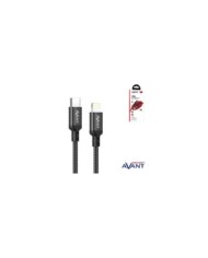 Cable avant tipo c a usb 3a - 1m - blanco - carga rapida