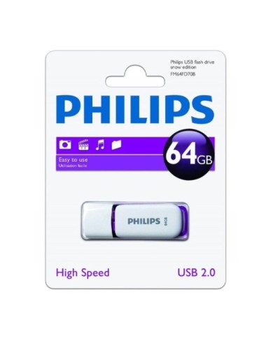 Pendrive philips 64gb snow 2.0