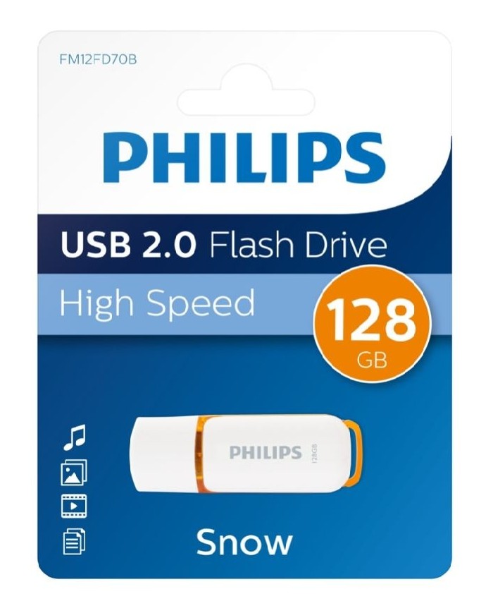 Pendrive philips 128gb snow