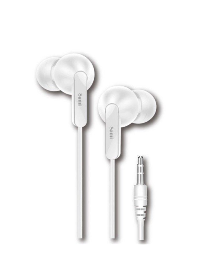 Auricular sami silicona blco ergonómico jack 3.5mm