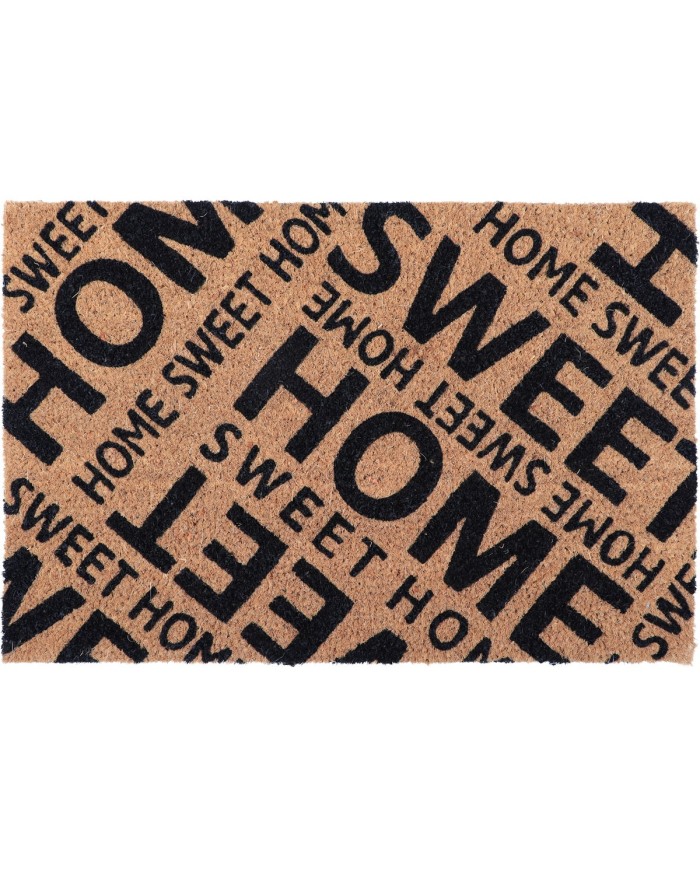 FELPUDO ESTAMPADO 40X60CM COCO/PVC - HOME SWEET HOME
