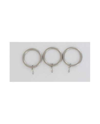 ANILLAS D28 X8 - PLATA MATE