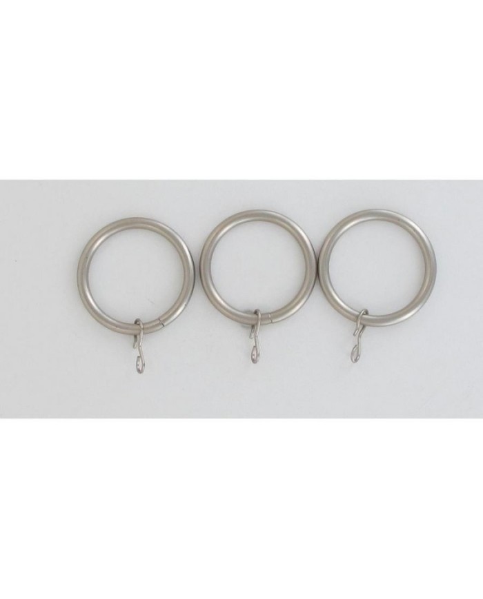 ANILLAS D28 X8 - PLATA MATE