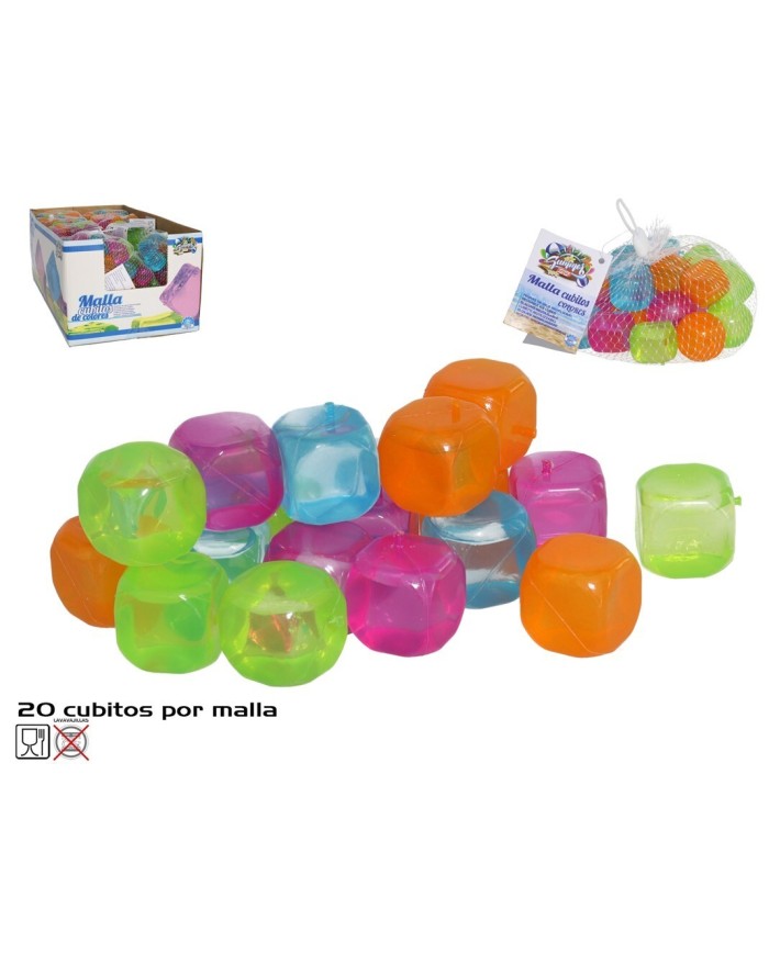 MALLA CUBITOS COLORES X20 REUTILIZABLES