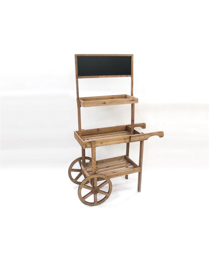 JARDINERA CART 145X85CM - MARRON -MADERA