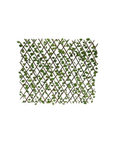 VALLA MADERA CON ENREDADERA 200X85CM