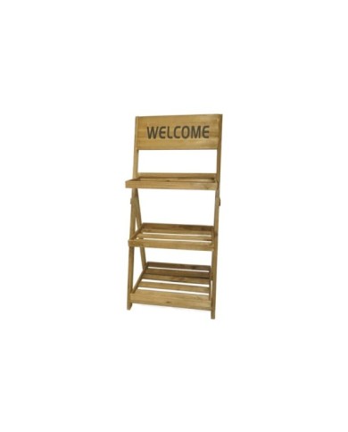 ESTANTERIA MARRON 3 BALDAS 48X32X100CM