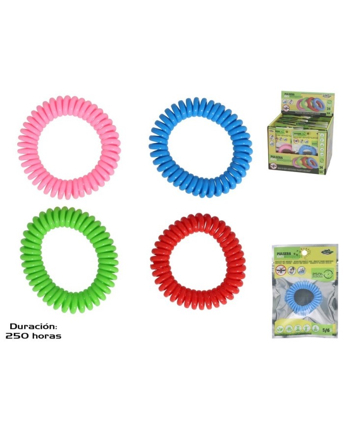 PULSERA ANTIMOSQUITOS 6.5CM 250 H