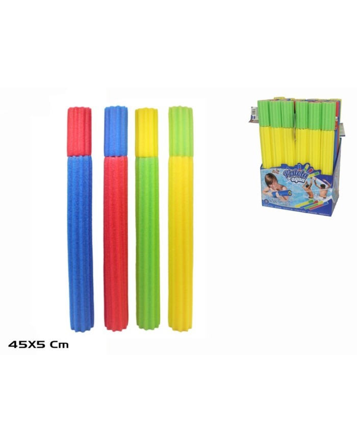 EXPOSITOR PISTOLA DE AGUA FOAM SUCCION 45X5 CM