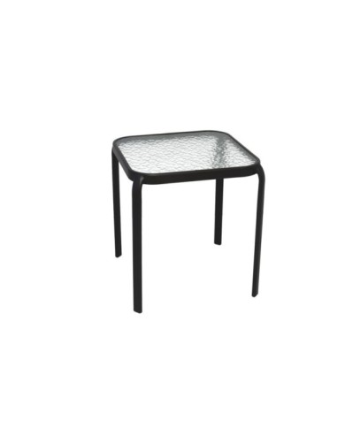 MESA AUXILIAR ACERO ANTRACITA 40X40X45CM