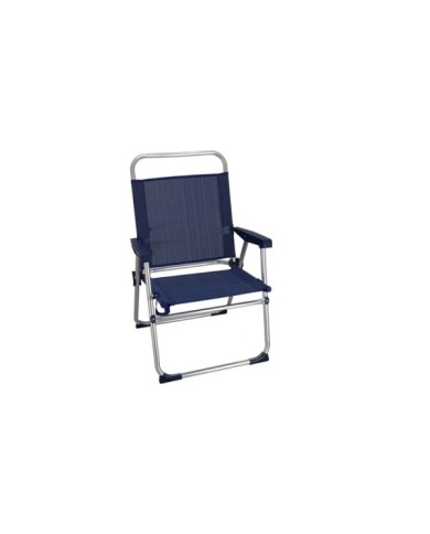 SILLA PLEGABLE AZUL 90X56X51CM