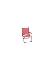 SILLA PLEGABLE ROJO NARANJA FLORES 90X56X51CM