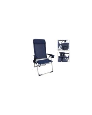 SILLA PLEGABLE AZUL 5 POSICIONES 113X60X59CM