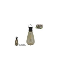 BOMBILLA SOLAR 1LED COLGANTE 6X13,7 CM