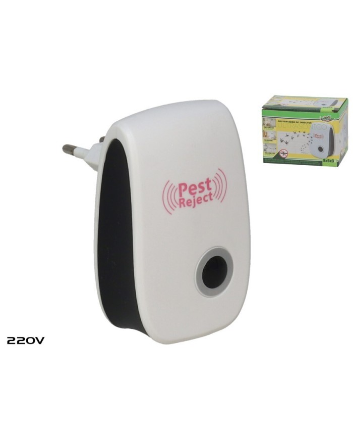 AHUYENTADOR DE INSECTOS ULTRASONICO 8,5X5,5X3 CM