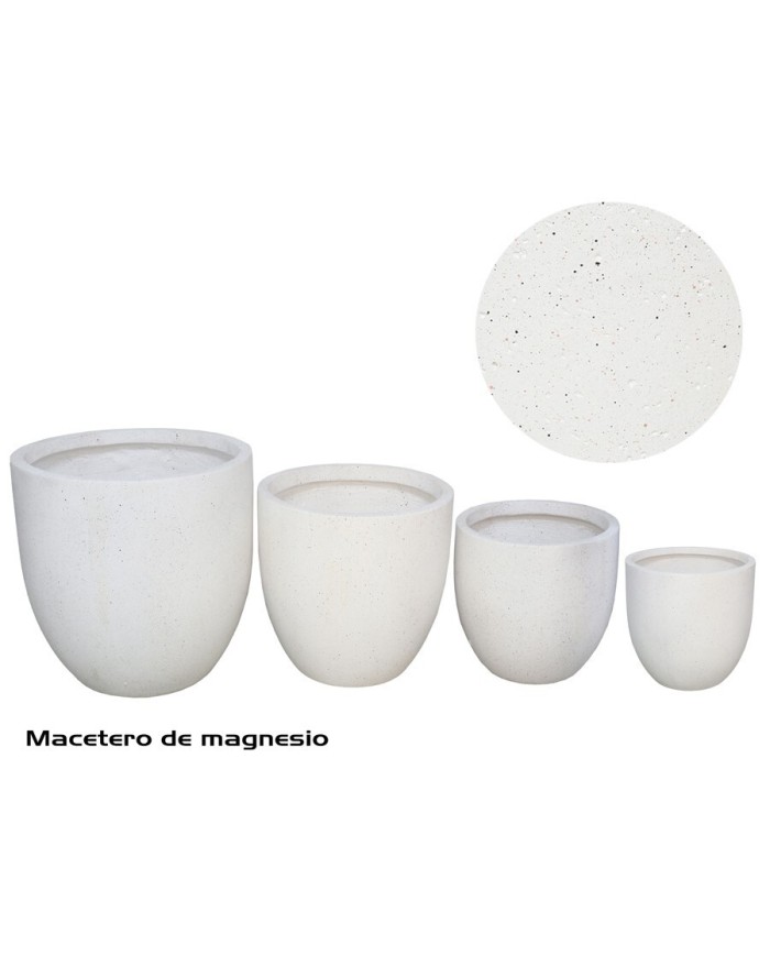 MACETERO X4 LUNA MAGNESIO 53X53X52 CM