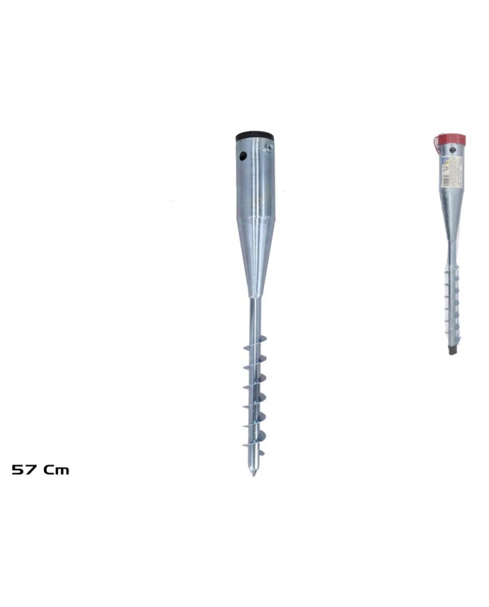SOPORTE SOMBRILLA HIERRO 7,5X57 CM