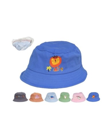 GORRA GORKA CON DIBUJO 6 SURT 22X22X9 CM