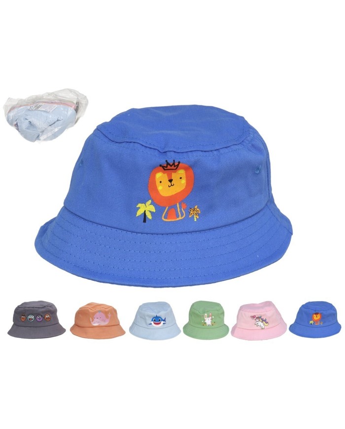 GORRA GORKA CON DIBUJO 6 SURT 22X22X9 CM