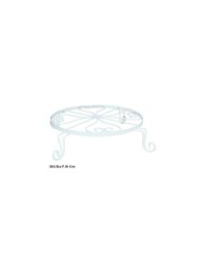 SOPORTE MACETA LUNA 30,5x7,9CM BLANCO