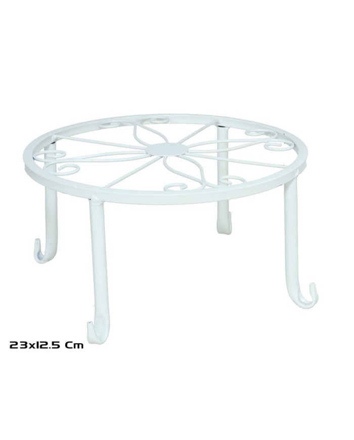 SOPORTE MACETA RUN 23X12,5 BLANCO
