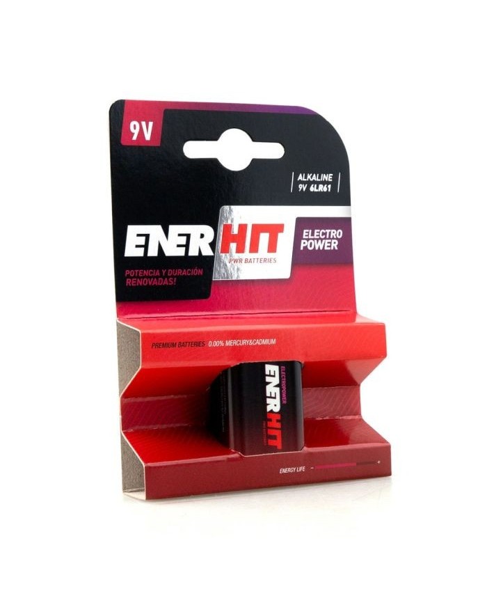 PILA ENERHIT ALCALINA 6F22-9V BL1