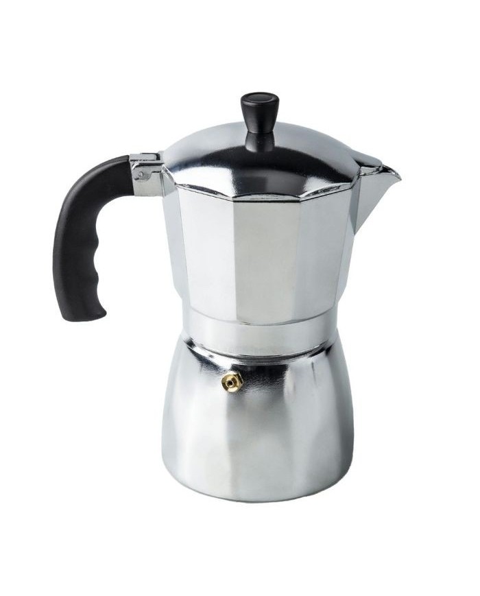 CAFETERA ALUMINIO GRIS 12TAZAS